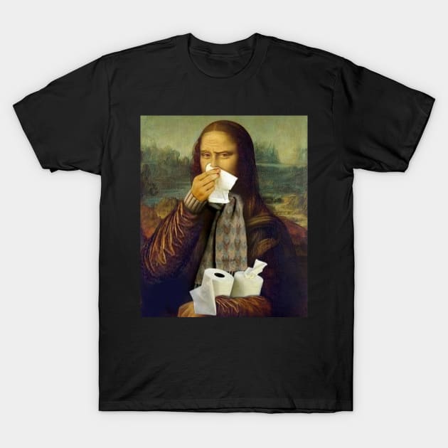 quarantine Lisa influenza T-Shirt by bospizza99